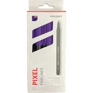 Imagem de Brush Pen, Roxo Ametista, 12 Unidades, Newpen