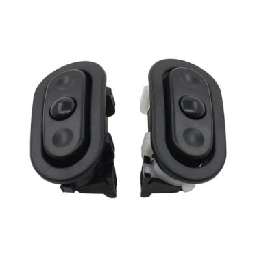 Imagem de DriveFix Interruptor de controle de rádio para volante esquerdo e direito para Dodge Ram 1500 2500 3500 Dakota Durango Nitro Caliber Grand Caravan Jeep Grand Cherokee Commander Chrysler Pacifica Town