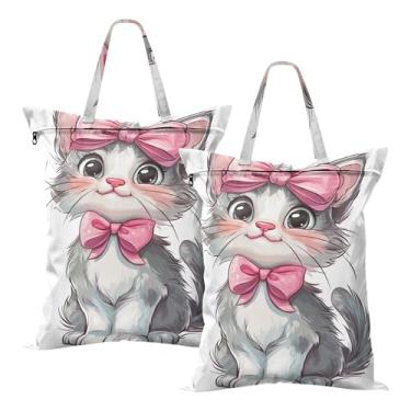 Imagem de SEHANY 2 peças de sacos grandes de lavanderia com alça, à prova d'água, bolsa de roupa para viagem e natação