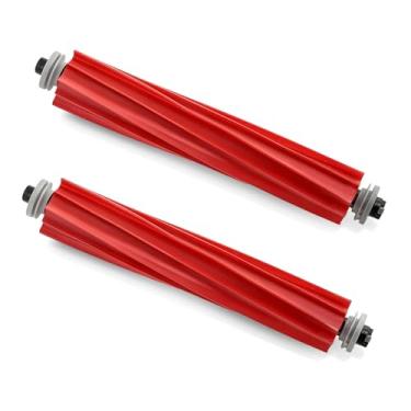 Imagem de Pacote com 2 escovas principais de borracha de substituição para Roborock Q7 / Q7+ / Q7 Max / Q7 Max+/S7 Series/QV 35A / 35S / Q Revo/Qrevo S/MaxV/Pro/Plus Robot Aspirador de pó