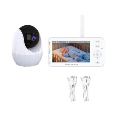 Imagem de Câmera De Monitoramento De Bebê Com Vídeo De 4.3 Polegadas Com Luz Not
