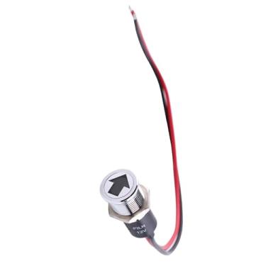 Imagem de AUNMAS Luz do Painel Diodo Emissor, Luz de Advertência da Lâmpada Indicadora Multicolorida à Prova de água Com Fio de 20cm para a Bicicleta Barco do Carro (luz verde)