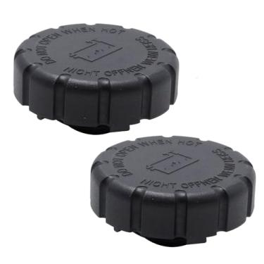 Imagem de Newnessai 2 peças 2105010615 tampa preta do tanque de expansão do reservatório do refrigerante do radiador, substituição para Mercedes-Benz AMG GT C CL CLA CLK CLS E G GL e mais, substitui 2105010515