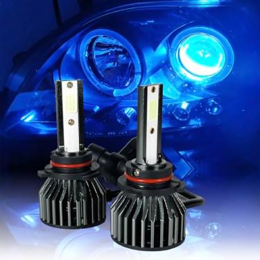 Imagem de 9005 HB3 Lâmpadas LED de neblina azul gelo para esportes motorizados 15W SMD 5730 luzes DRL brilhantes de alta potência, substituição de luz de corrida diurna de 12 V, pacote com 2