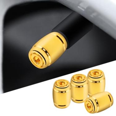 Imagem de KIMISS Válvula Antifurto de Liga de Zinco para Pneu de Carro, Válvula à Prova de Poeira, Tampa à Prova D'água, Pneu Esportivo (KIMISSliyF11s-10311595)