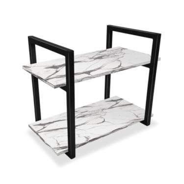 Imagem de Prateleira Milazzo Design Industrial 25cm Preto e Vulcano