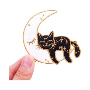 Imagem de Patch Bordado De Raposa E Ovelha Estilo Punk Para Aplicar Em Roupas E 