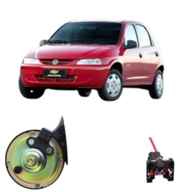 Imagem de BUZINA AUTOMOTIVA CARACOL 12V COM CONECTOR E 2 PINOS PARA CELTA 2006 > 2015 - TIGER AUTO