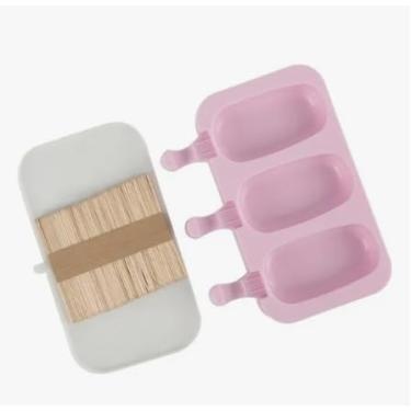 Imagem de Forma de Picolé Sorvete C/Palito Molde Em Silicone