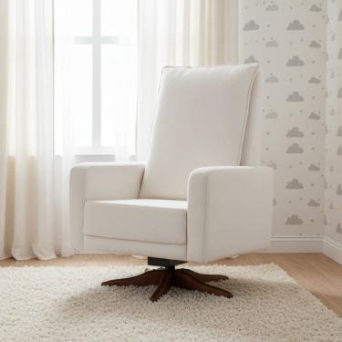 Imagem de Poltrona de Amamentação Giratória e Balanço Constance Off White