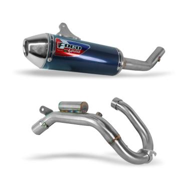 Imagem de Escapamento Foco Racing Pulse Médio Mxf 270Fi 2025 Em Diante