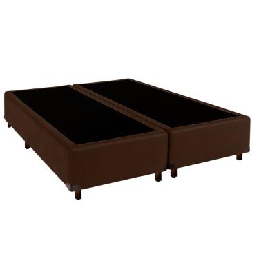 Imagem de Cama Box Queen Marrom Nature 158x198