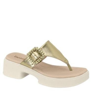 Imagem de Tamanco Flatform Beira Rio Fivela Conforto Casual 8526.206 - Preto - 34-Feminino