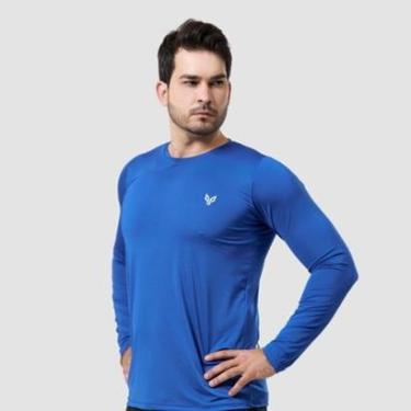 Imagem de Camiseta UV Térmica Masculina Camisa Manga Longa Segunda Pele Cor:;Tamanho:M;Gênero:Masculino-Masculino