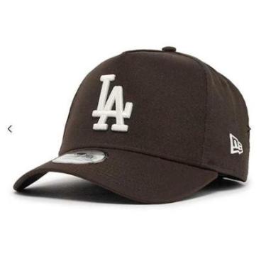 Imagem de Boné New Era 9FORTY A-Frame Los Angeles Dodgers MLB Marrom Marrom UNI-Masculino