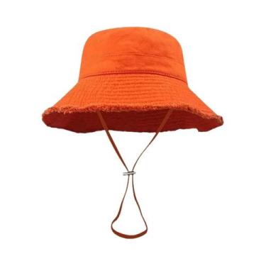 Imagem de Chapéu De Praia Dobrável Com Franjas Para Mulheres, Proteção Solar, Co