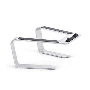 Imagem de Suporte de notebook de alumínio ajustável para laptop portátil para mesa (cor: 1) (1) (2)