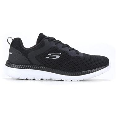 Imagem de Tênis Bountiful - Quick Pa, Skechers, Masculino, Preto / Branco, 40
