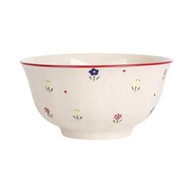 Imagem de Conjunto De Louças Cerâmicas Vintage Coloridas, Seguras Para Micro-ond