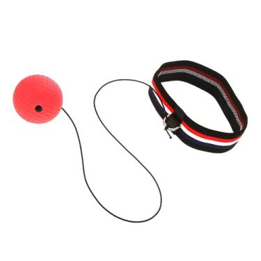 Imagem de Naroote Bola de Treinamento de Velocidade de Boxe, Equipamento Durável para Bandana de Reflexo para Adultos, Sala de Parque, Leve, Portátil para Melhoria de Sensibilidade, Jardim (E305-H04)