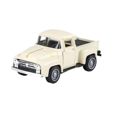 Imagem de Caminhão De Metal Vermelho Vintage Em Miniatura Escala 1:32 Para Decor