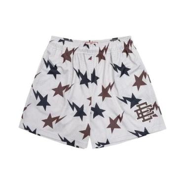 Imagem de Shorts De Malha Casuais De Verão Para Homens, Calças De Fitness Básica