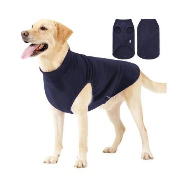 Imagem de Suéter De Fleece Elástico Para Cães, Pullover Macio, Jaqueta Leve Para