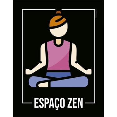 Imagem de Kit 3 Placas Desenho Espaço Zen