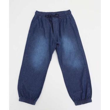 Imagem de Calça Infantil Jogger Jeans Tam 1 a 3 Azul-74088 - Turma Legal, 2, Jea