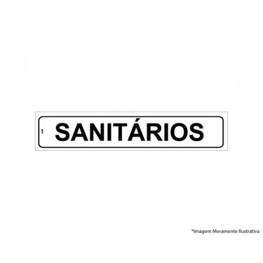 Imagem de Placa Sinal.Pvc 05X25Cm Sanitarios Ref2520