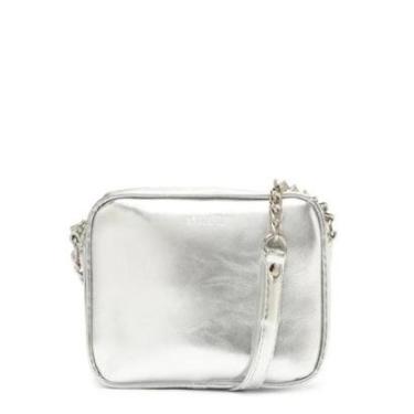 Imagem de Bolsa Anacapri Tiracolo Pequena Essencial Prata-Feminino