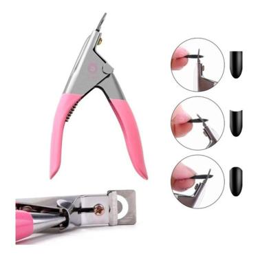 Imagem de Cortador De Tips Alicate Unhas Tips Acrigel Gel Uv Postiça