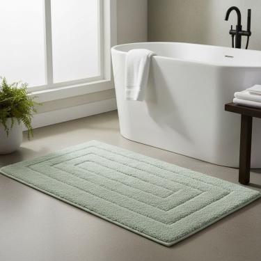Imagem de Tapete Athenas Hydra Antiderrapante 50x100cm Rozac - Verde