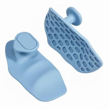 Imagem de Luva Levantamento Peso Grip Mãos Anti-Slip Silicone Musculação Treino 