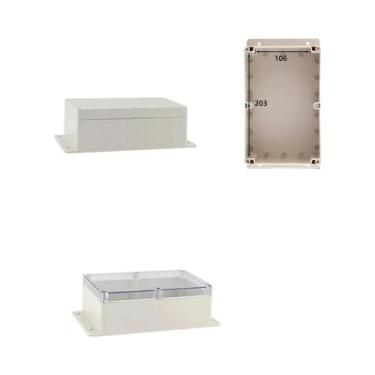 Imagem de Caixa De Junção Plástica ABS À Prova d'Água Para Uso Externo Tipo F IP