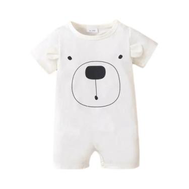 Imagem de Macacão De Verão Para Bebê Menino 0-18 Meses 2 Peças Com Estampa De Ur