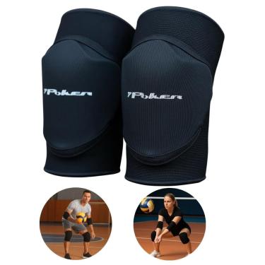 Imagem de Joelheira Profissional Indoor Poker Volei Futsal Acolchoado-Unissex