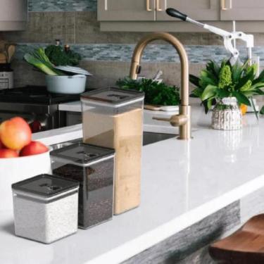 Imagem de Kit 3 Potes Organizador Hermético Porta Mantimentos Dubai 3 Peças - CO