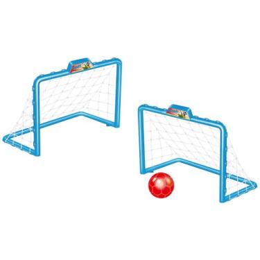 Imagem de Brinquedo Chute a Gol Com 2 Traves e Bola Mini Gol Líder - Lider Brinq