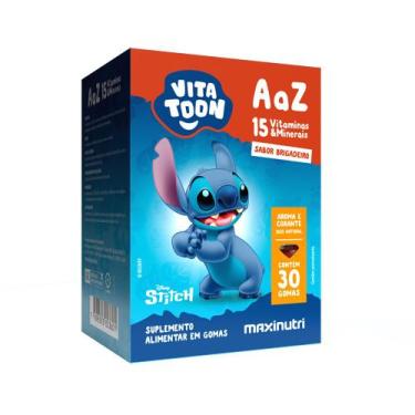 Imagem de Vitatoon Stitch Polivitaminico AaZ Sabor Brigadeiro 30 Gomas - Maxinut