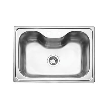 Imagem de Cuba Tramontina Morgana Undermount 69 x 49 cm em Aço Inox Acetinado com Válvula OUTLET
