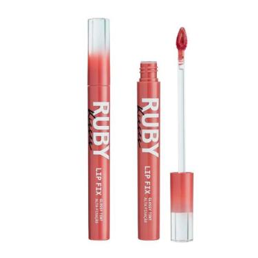 Imagem de Kit Lip Fix Glossy Tint 2 un - Ruby Kisses Cor:Coral Dream, Coral Drea