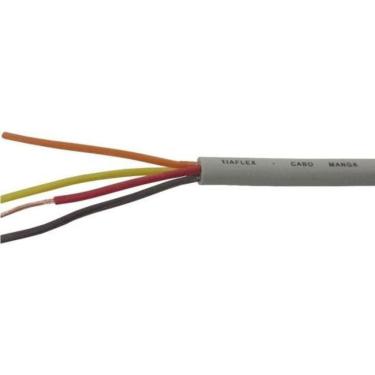 Imagem de Fio Manga 4 X 26 AWG sem Blindagem F002 Flexível para CFTV e Automação Bege Tiaflex