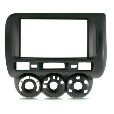 Imagem de Moldura De Painel 2 Din Honda Fit 2003 2004 2005 2006 2007 - Expex