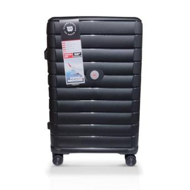 Imagem de Mala de Viagem 23Kg WILSON 651766 Media Preto ORIGINAL com Ziper Expan