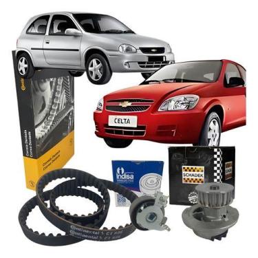 Imagem de Correia dentada+tensor+bomba dágua corsa celta mpfi - CONTITEC MTE DEK