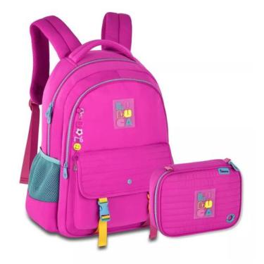 Imagem de Kit Mochila Com Estojo Box Luluca Bolsa Escolar Juvenil - Coleção 2025
