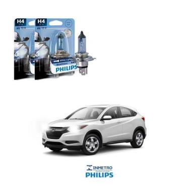 Imagem de Lâmpadas Farol Honda HR-V Philips H4 BlueVision