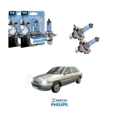Imagem de Lâmpadas Farol Ford Escort Philips H4 BlueVision