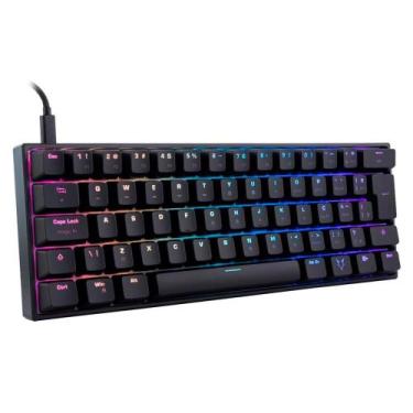 Imagem de Teclado Mecânico Gamer Husky Blizzard, 60%, RGB, Switch Gateron Brown,